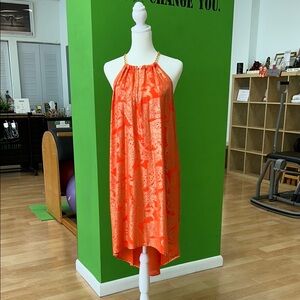 MICHAEL Michael Kors Orange Asymmetrical Dress